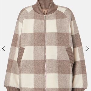 Varley Reno check reversible jacket